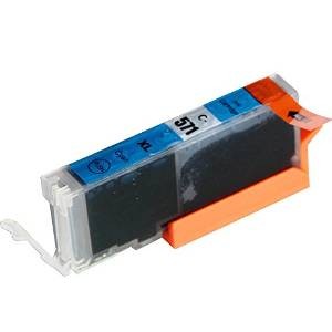 Zamjenska tinta za Canon CLI-571C XL / 0332C001 - cijan XL