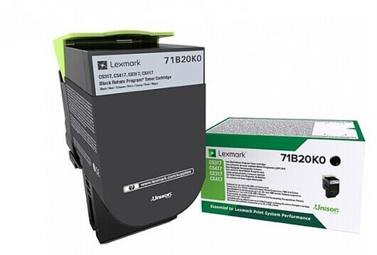 Toner Lexmark 71B20K0 - crna (original)