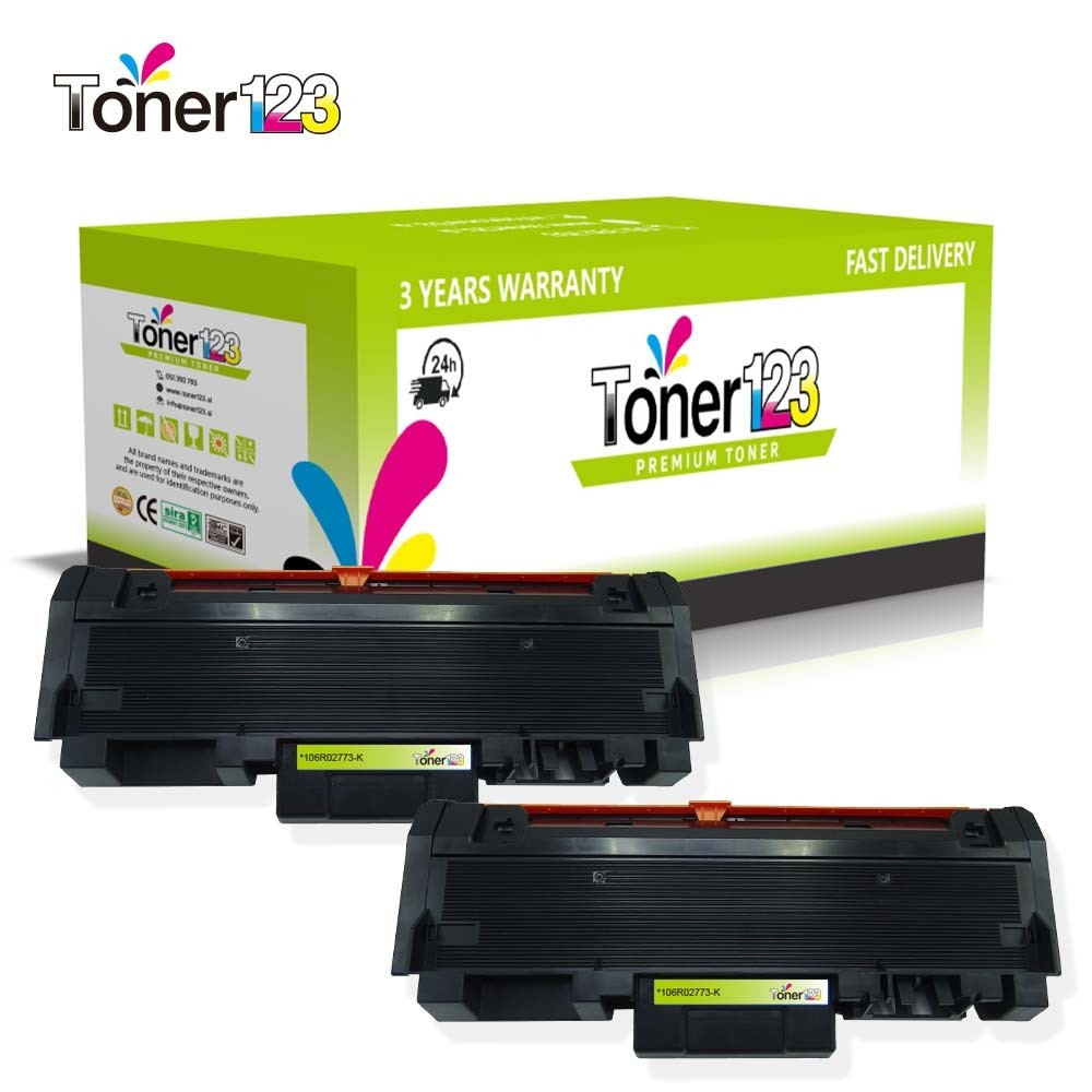 Komplet Xerox 106R03048 / Phaser 3020 / WorkCentre 3025 zamjenski toneri (2) - 2 × crna