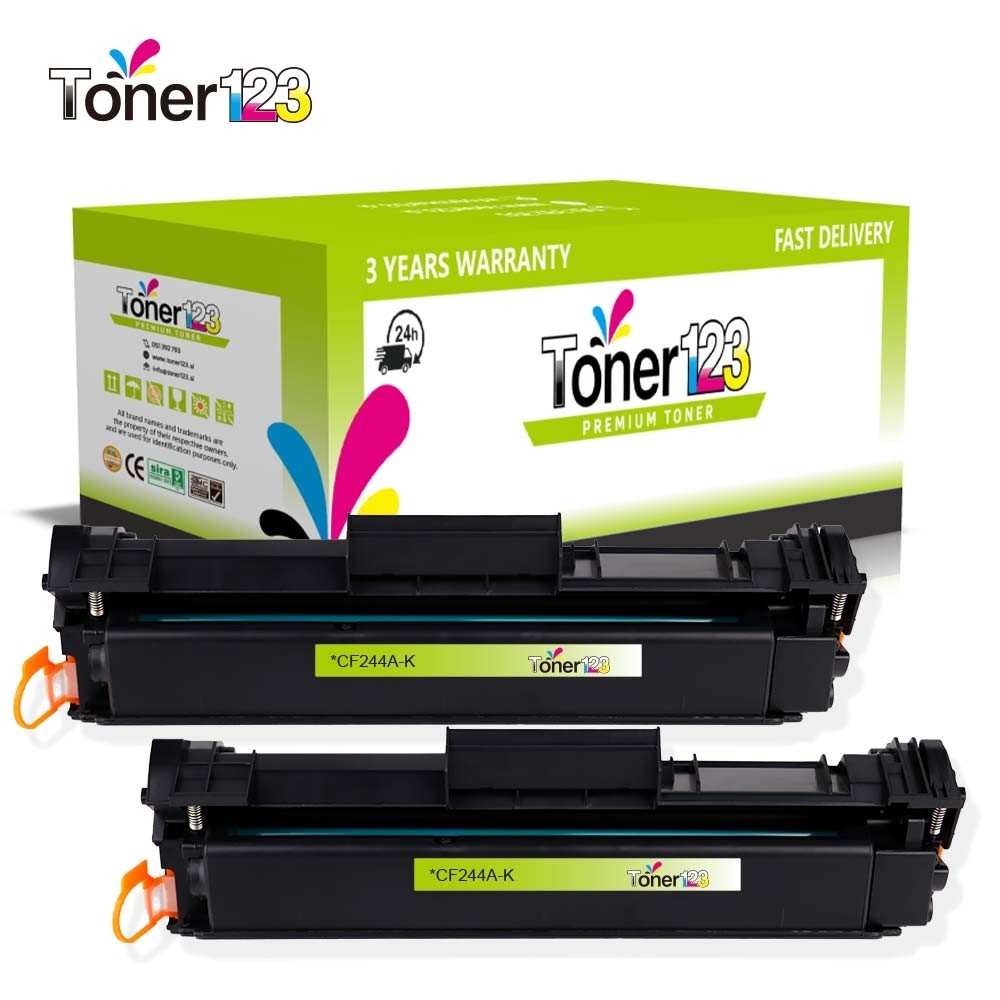 Komplet HP 44A / CF244A / LaserJet Pro M15, LaserJet Pro MFP M28 zamjenski toneri (2) - 2 × crna