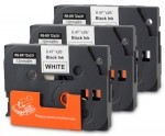 Komplet Brother TZe-231 / TZ-231 / PT / P-Touch 12mm zamjenske trake (3) - crni ispis / bijela traka