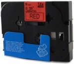 Zamjenska traka za Brother TZe-421 / TZ-421 / PT / P-Touch 9mm - crni ispis / crvena traka