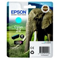 Tinta Epson 24 / C13T24224010 - cijan (original)