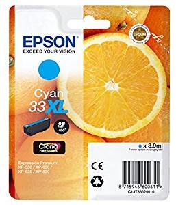 Tinta Epson 33XL / C13T33624010 - cijan XL (original)