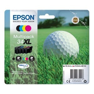 Komplet tinta (4) Epson 34XL / C13T34764010 - crna XL, cijan XL, magenta XL, žuta XL (original)
