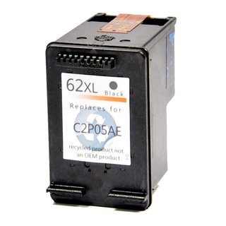 Zamjenska tinta za HP 62XL / C2P05AE - crna XL