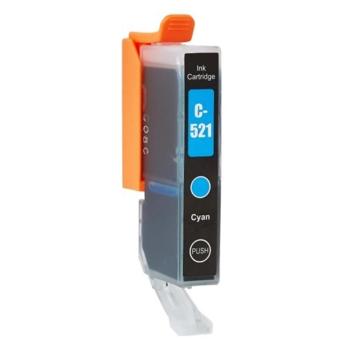 Zamjenska tinta za Canon CLI-521C / 2934B001 / Canon PIXMA iP3600, iP4600, iP4700, MP540, MP550, MP560, MP620, MP630, MP640, MP980, MP990, MX860, MX870 - cijan