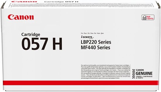 Toner Canon CRG-057H / 3010C002 / I-SENSYS LBP 223, 226. 228 / MF 443, 445, 446, 449  - crna XL (original)