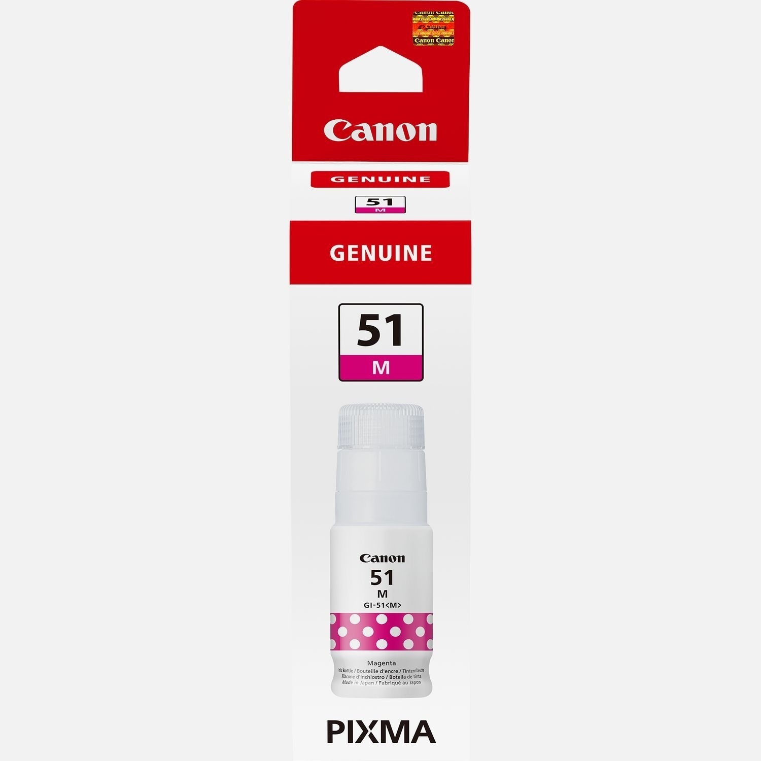 Tinta Canon GI-51M / 4547C001 / Canon Pixma G1520, G1530, G1560, G2520, G2560, G2570, G3520, G3560, G3570, G3571, G3572, 4570 - magenta (original)