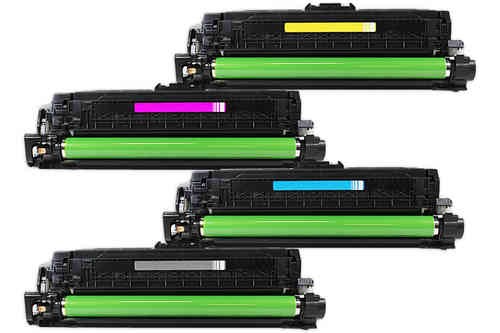 Komplet HP 507X + HP 507A (C,M,Y) / CE400X + CE401A + CE402A + CE403A / Laserjet M551, M570, M575 zamjenski toneri (4) - crna, cijan, magenta, žuta