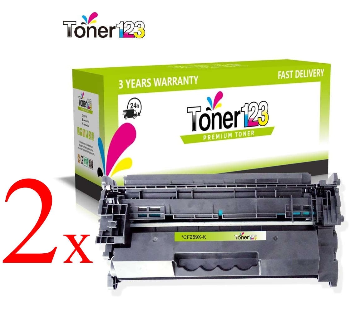 Komplet HP 59X / CF259X / LaserJet Pro M304a, LaserJet Pro M404dn, M404dw, M404dn, M404n / LaserJet Pro MFP M428dw, M428fdn, M428fdw zamjenski toneri (2) - 2 × crna XL