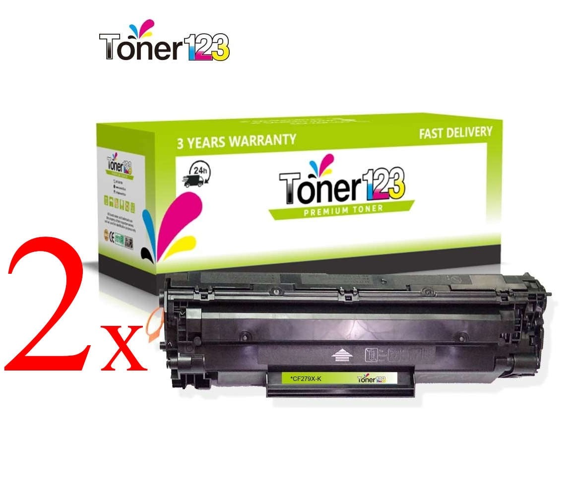 Komplet 79A / 79X / CF279A / CF279X / LaserJet Pro M12, M26, MFP M12,MFP M26 zamjenski toneri (2) - 2 × crna XL