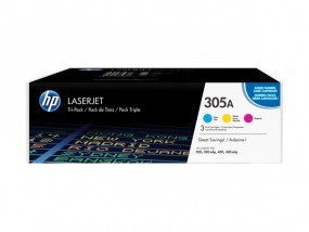 Komplet 3 tonerjev HP 305A / CF370AM - cijan, magenta, žuta (original)