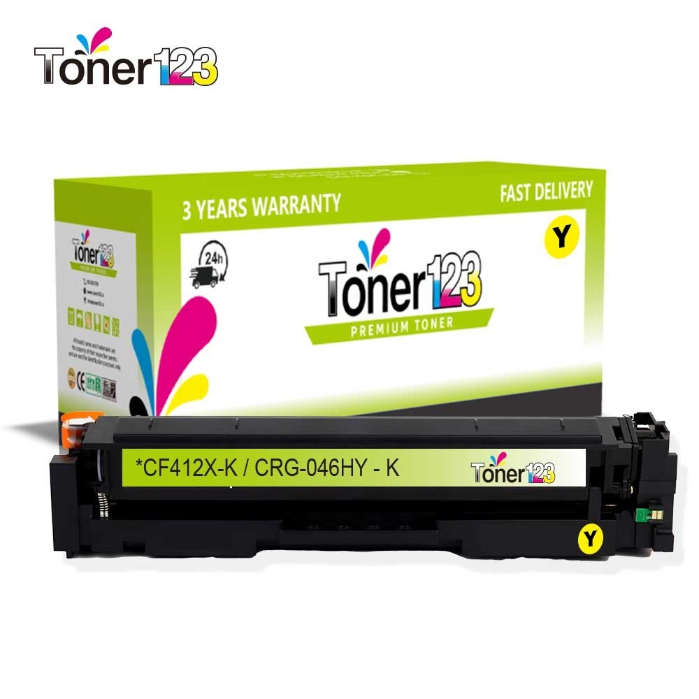 Zamjenski toner za HP 410X / CF412X / Color LaserJet Pro M452, MFP M377, MFP M477 - žuta XL