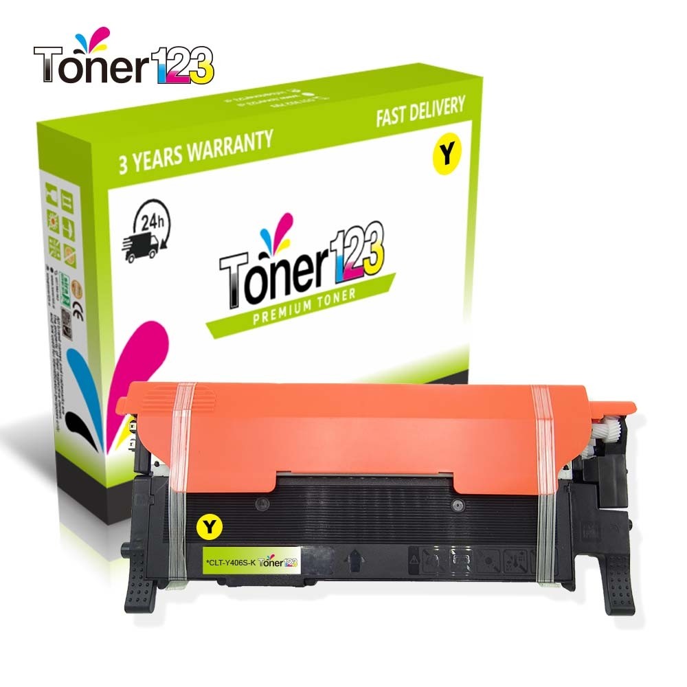 Zamjenski toner za Samsung CLT-Y406S / Y406 / CLP-360, CLP-365, CLX-3300, CLX-3305 / SL C-410 / Xpress C-410, C-460 - žuta 