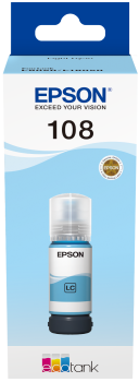 Tinta Epson 108 / C13T09C54A / Epson EcoTank L8050, L18050 - svijetlo cijan (original)