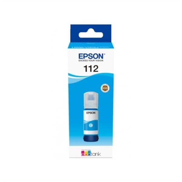 Tinta Epson 112 / C13T06C24A / Epson EcoTank L15150, L5160, 6460, ITS L6550, ITS L6570 - cijan (original)
