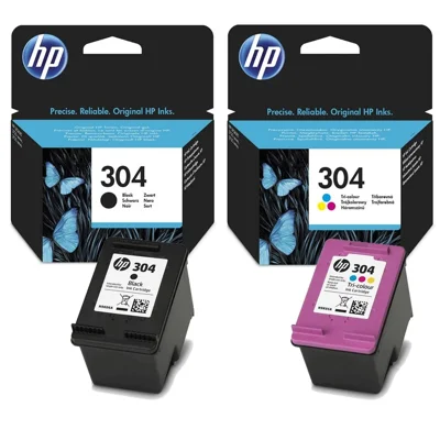Komplet HP 304 / 3JB05AE - crna, boja (original)