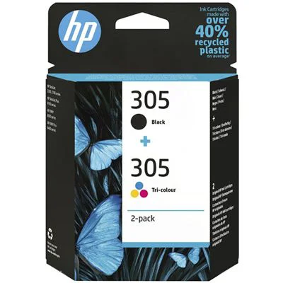 Komplet HP 305 / 6ZD17AE / Deskjet 2300, 2320, 2700, 2720, 2730, 4100, 4134, 4120 - crna, boja (original)