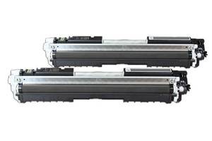 Komplet 2 × HP 126A / 2 × CE310A / Laserjet M175, M275, CP1020, CP1021, CP1022, CP1023, CP1025, CP1026, CP1027, CP1028 zamjenski toneri (2) - 2 × crna
