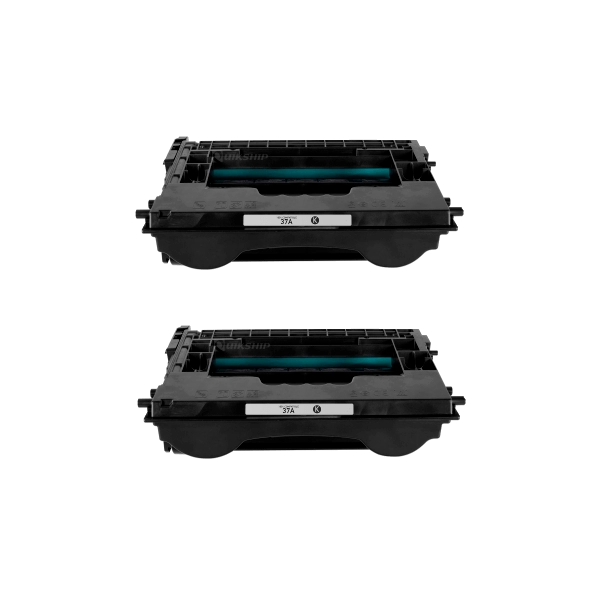 Komplet HP 37A / CF237A / HP LaserJet Enterprise M607, M608, M609 / MFP M631, M632 zamjenski toneri (2) - 2 x crna