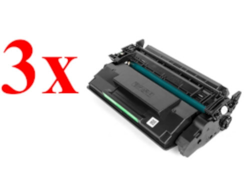 Komplet HP 59X / CF259X / LaserJet Pro M304a, LaserJet Pro M404dn, M404dw, M404dn, M404n / LaserJet Pro MFP M428dw, M428fdn, M428fdw zamjenski toneri (3) - 3 × črna XL