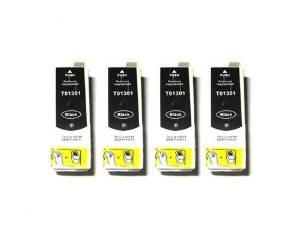 Komplet Epson T1301 zamjenske tinte (4) - 4 × crna