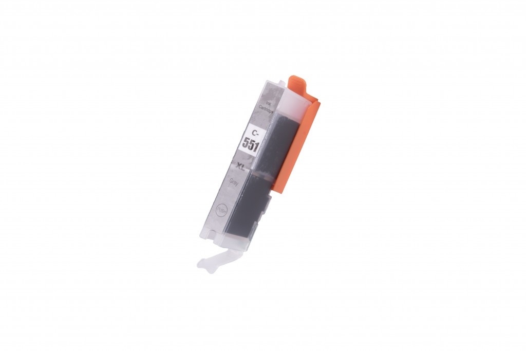 Zamjenska tinta za Canon CLI-551GY XL / 6447B001 / Canon Pixma IP 8700, MG 6350, MG 7150, MG 7550 - siva XL