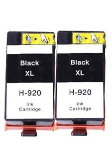 Komplet HP 920XL / Officejet 6500, 7000, 7500 zamjenske tinte (2)  - 2 × crna XL