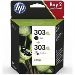 Komplet tinta (2) HP 303 XL / 3YN10AE / HP Envy Photo 6220, 6230, 6232, 6234, 7100, 7130, 7134, 7800, 7830 - crna XL + boja XL (original)