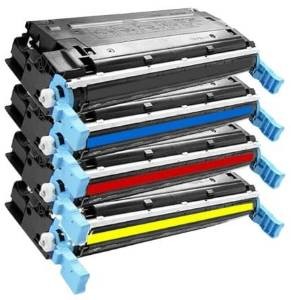 Komplet HP 501A + HP 503A / Q6470A +Q7581A +Q7582A +Q7583A / Laserjet 3800, CP-3505 zamjenski toneri (4) - crna, cijan, magenta, žuta
