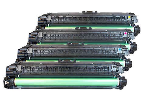 Komplet HP 650A / CE270A + CE271A + CE272A + CE273A / Laserjet CP-5520, CP-5525, M750 zamjenski toneri (4) - crna, cijan, magenta, žuta