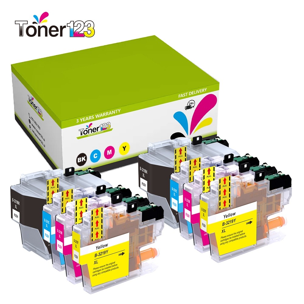 Komplet Brother 8x LC3617 / 8x LC3619XL / MFC J 2330, 3530, 3930 zamjenske tinte (8) - 2x crna XL, 2x cijan XL, 2x magenta XL, 2x žuta XL