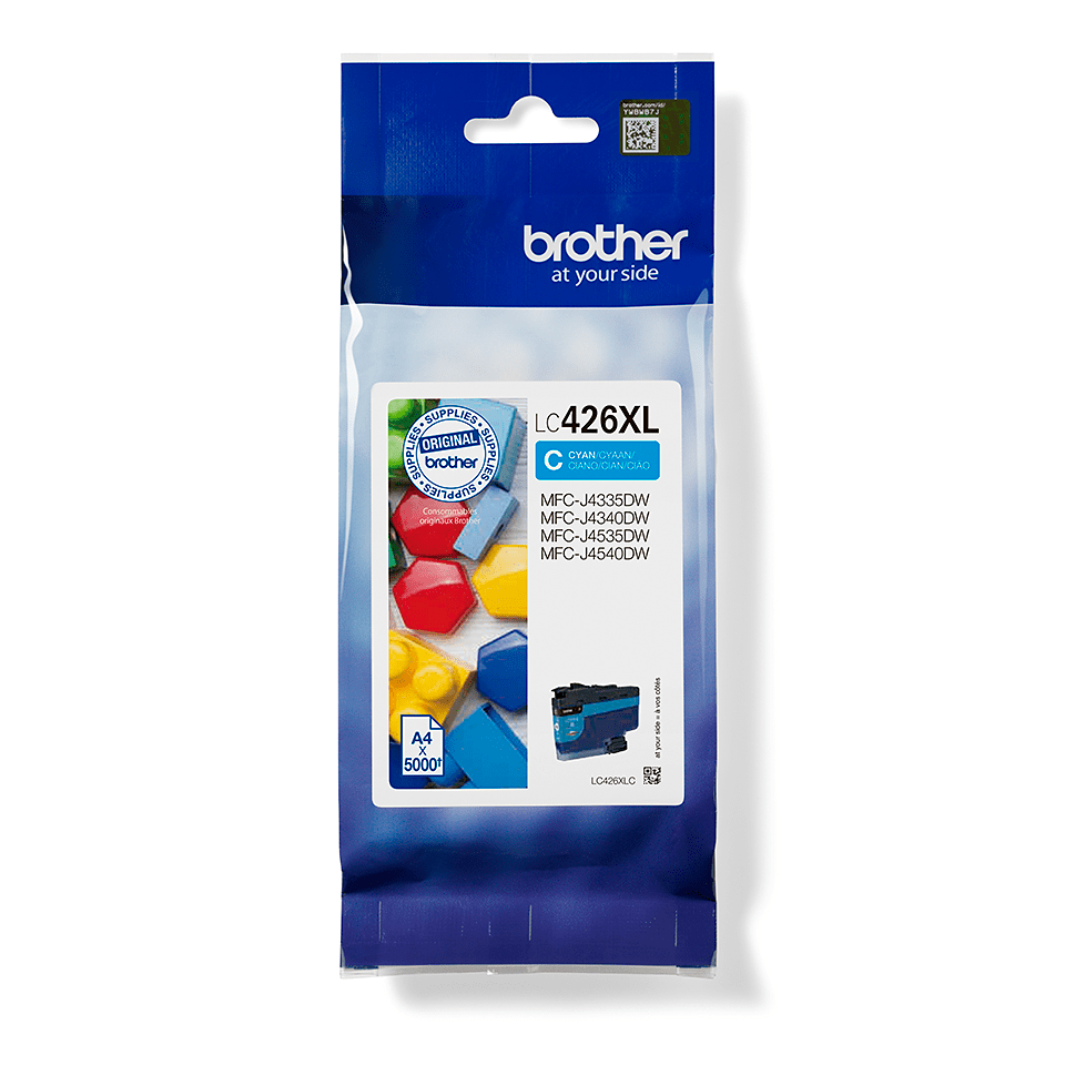 Tinta Brother LC426XLC / MFC-J4335, MFC-J4340, MFC-J4540 - cijan XL (original)