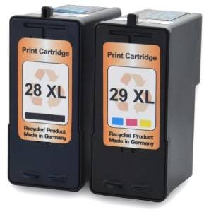 Komplet Lexmark 28 + 29 / 18C1520 zamjenske tinte (2) - crna XL, boja XL