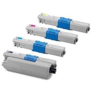 Komplet Oki 44469803 + 44469704 + 44469705 + 44469706 / C-310, C-330, C-331, C-510, C-511, C-531, MC-351, MC-352, MC-361, MC-561, MC-562 zamjenski toneri (4) - crna, cijan, magenta žuta