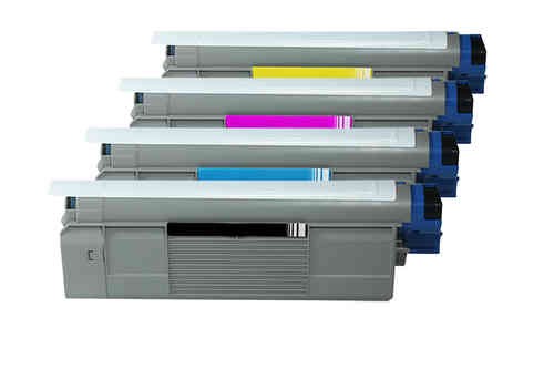 Komplet Oki 44315305 - 44315308 / C-610 zamjenski toneri (4) - crna, cijan, magenta žuta