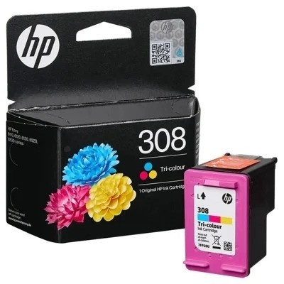 Tinta HP 308 / 7FP20UE / Envy 6110e, 6120e, 6122e, 6130e, 6132e, 6520e, 6530e, 6532e - boja (original)