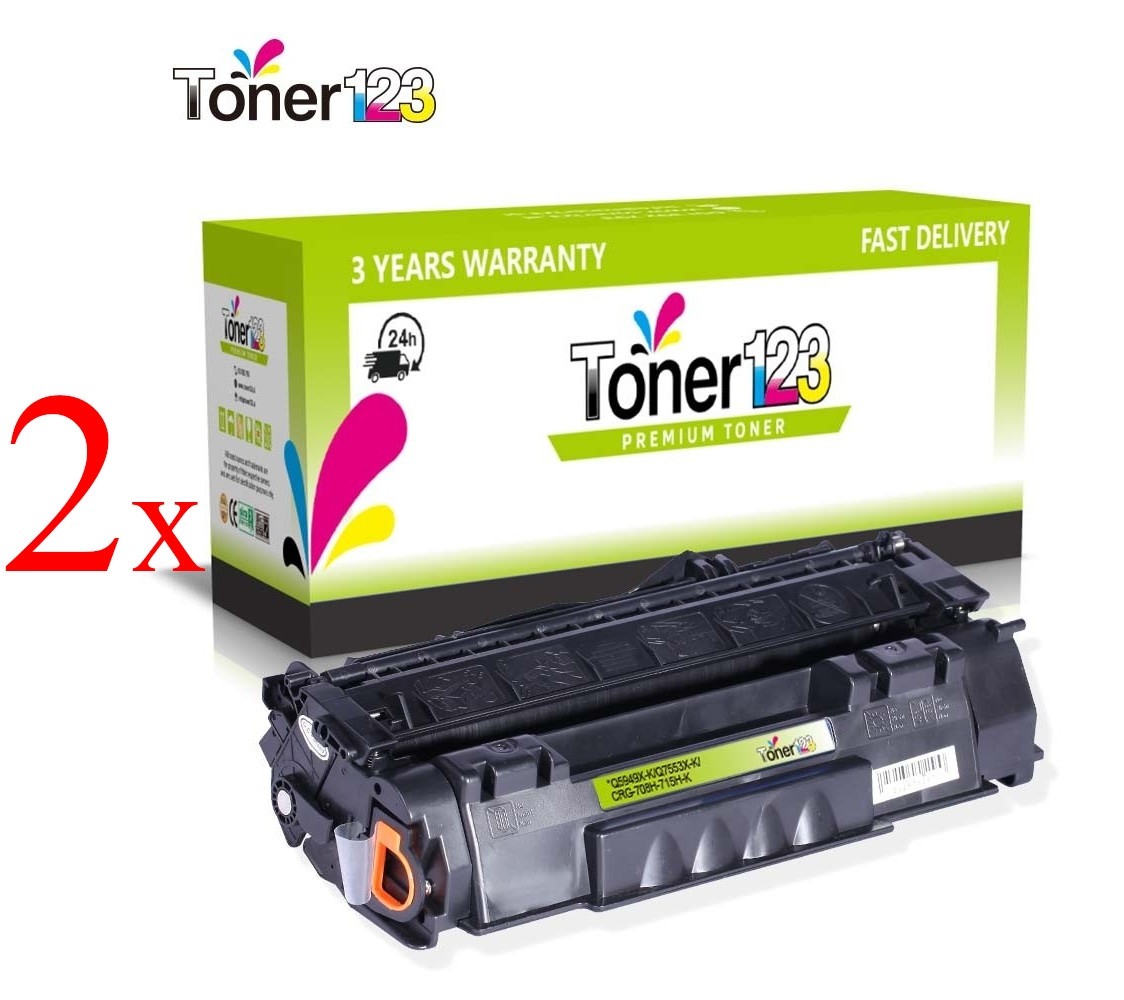 Komplet Canon 715H / 1976B002 / CRG-715 / LBP-3310 / LBP-3370 zamjenski toneri (2) - 2 × crna XL