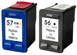 Komplet HP 56 + HP 57 / SA342AE zamjenske tinte (2) - crna XL, boja XL