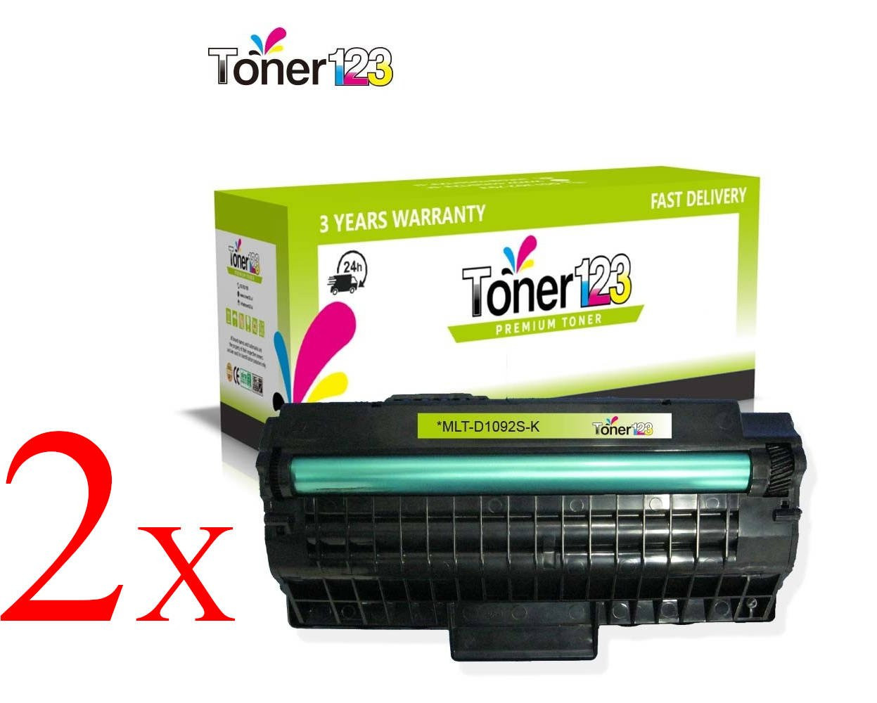Komplet Samsung MLT-D1092S / 1092 / SCX-4300 zamjenski toneri (2) - 2 × crna