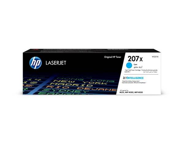 Toner HP 207X / W2211X / Color LaserJet Pro M255, MFP M282, MFP M283 - cijan XL (original)