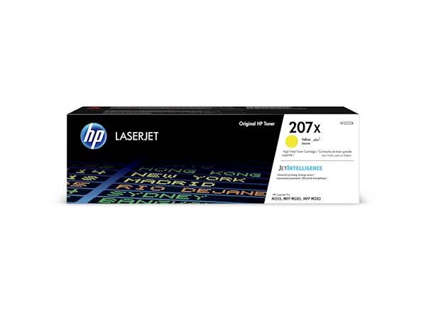 Toner HP 207X / W2212X / Color LaserJet Pro M255, MFP M282, MFP M283 - žuta XL (original)