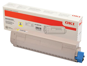 Toner Oki 46471101 / C823, C833, C843 - žuta (original)
