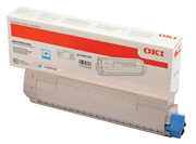 Toner Oki 46471103 / C823, C833, C843 - cijan (original)