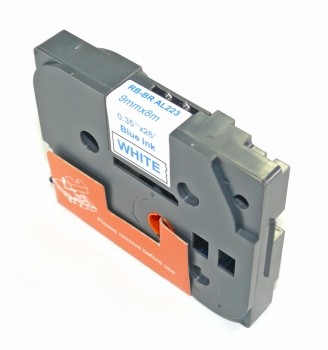 Zamjenska traka za Brother TZe-223 / TZ-223 / PT / P-Touch 9mm - plavi izpis / bijela traka