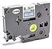 Zamjenska traka za Brother TZe-525 / TZ-525 / PT / P-Touch 9mm - bijeli tekst / plava traka