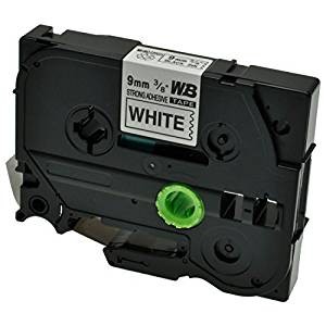 Komplet Brother TZe-S221 / TZ-S221 / PT / P-Touch 9mm, jako ljepilo (strong adhesive), zamjenske trake (3) - crni ispis / bijela traka
