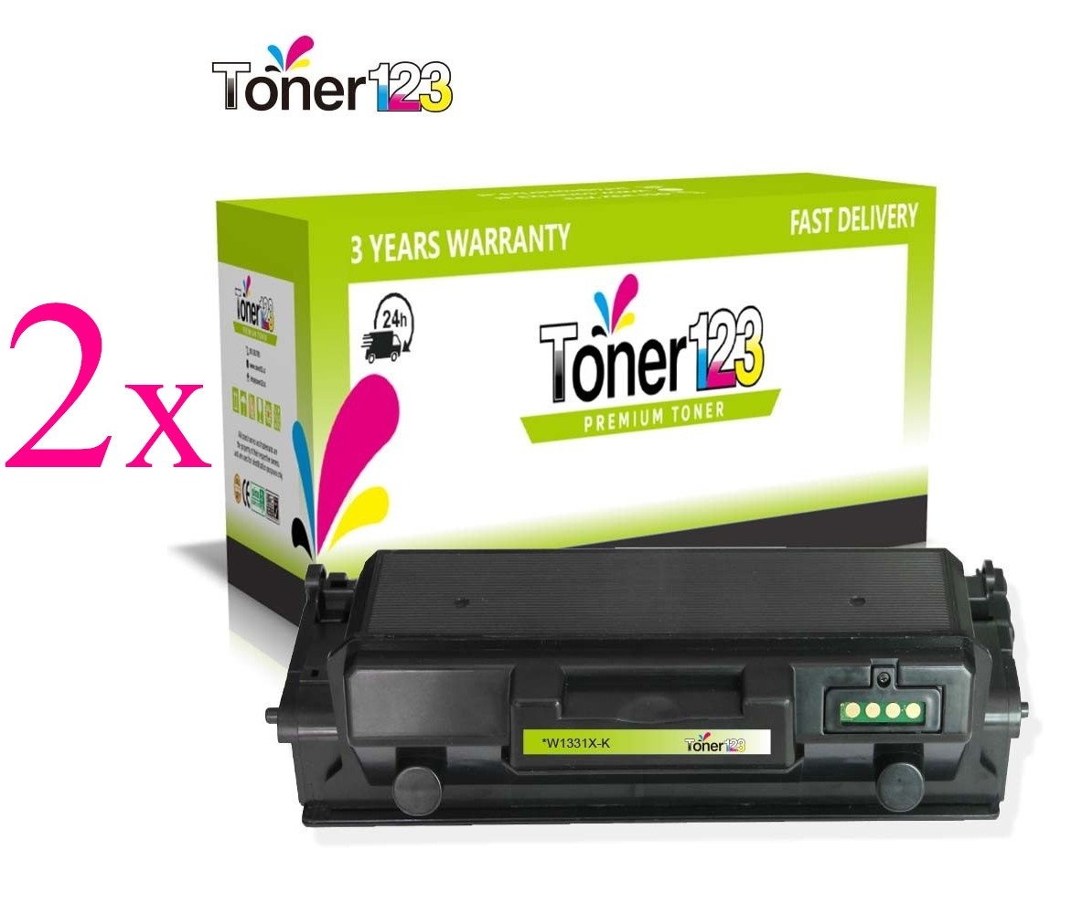Komplet HP 331X / W1331X / LaserJet Pro M408 DN, MFP 432 FDN zamjenski toneri (2) - 2 x crna XL