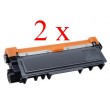 Komplet Brother TN-2420 / DCP - L2510, L2530, L2537, L2550 / HL - L2310, L2350, L2357, L2370, L2375 / MFC - L2710, L2730, L2735, L2750 zamjenski toneri (2) - 2 × crna XL